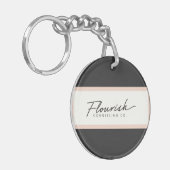 Porte-clés Flourish conseillant le porte - clé d'acrylique de (Devant gauche)