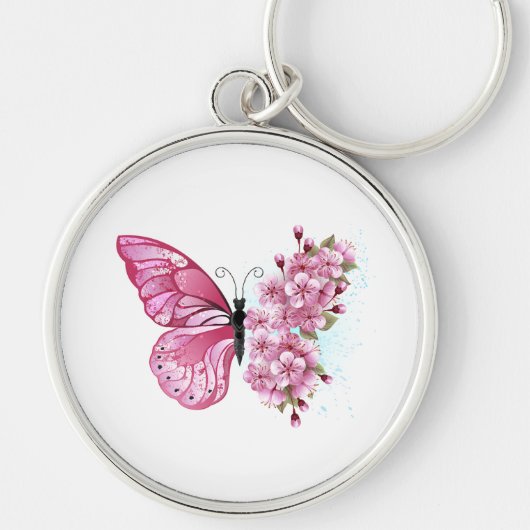 Porte-clés Flower Butterfly (Devant)