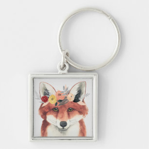 Porte-clés Flower Crown Forester Fox