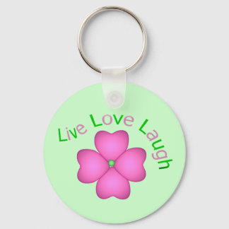 Porte-clés Flower Design - Live Love Laugh
