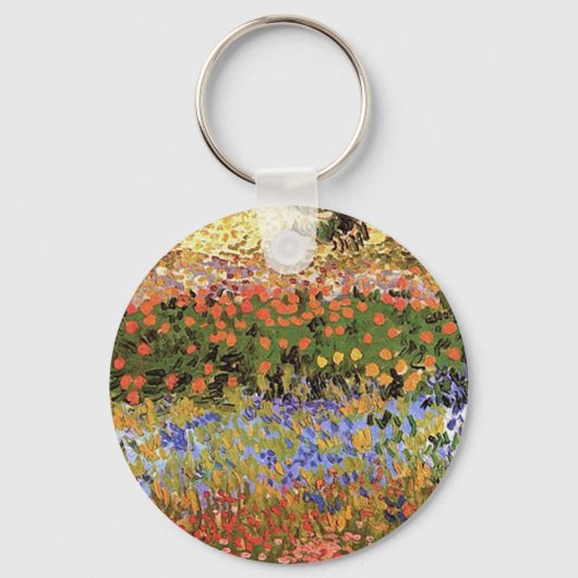 Porte-clés Flower Garden, Vincent van Gogh. (Recto)
