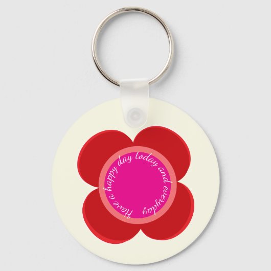 Porte-clés flower on  (Recto)