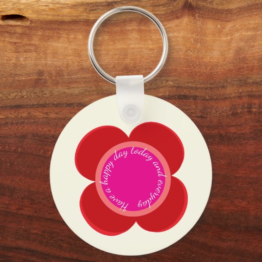 Porte-clés flower on  (Recto)