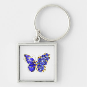 Porte-clés Flower Sapphire Butterfly