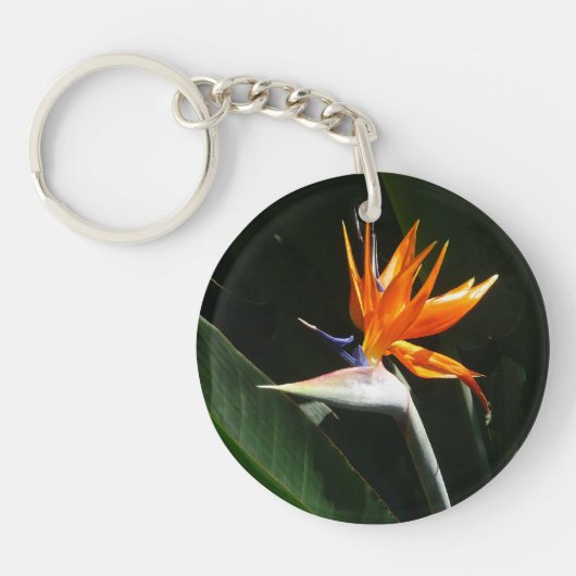 Porte-clés Flower tropical orange paradise (Devant)