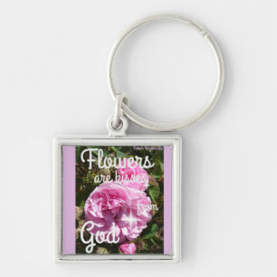 Porte-clés Flowers are Kisses From God Inspirational Notebook