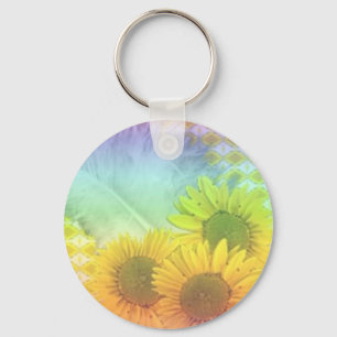 Porte-clés Flowers n Feathers Keychain
