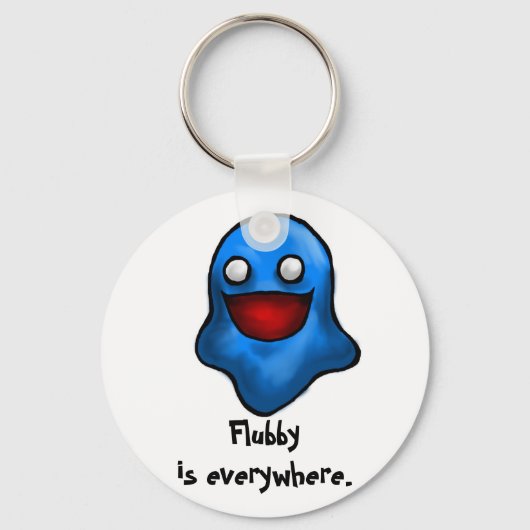 Porte-clés Flubby est partout porte - clé (Recto)
