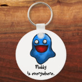 Porte-clés Flubby est partout porte - clé (Recto)