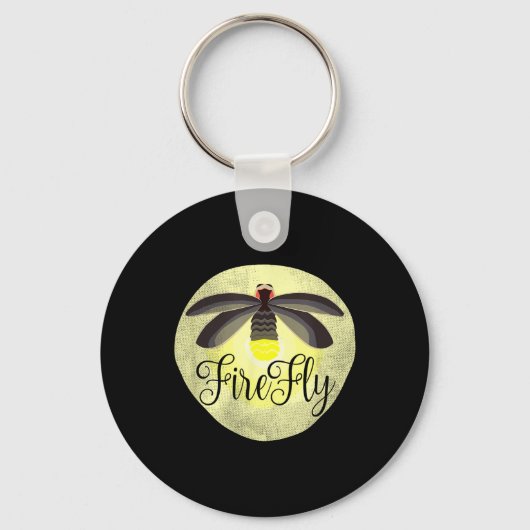 Porte-clés Fluciole Éclair Bug cadeau d'été (Recto)