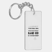 Porte-clés Fluez Votre Signe Zodiaque Anti-ISO Wht. Pers. (Devant gauche)