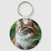 Porte-clés "Fluff and Cuddles : The Chubby Persian Cat" (Verso)