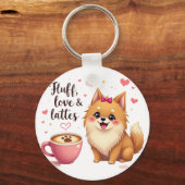 Porte-clés Fluff, Love & Lattes (Verso)