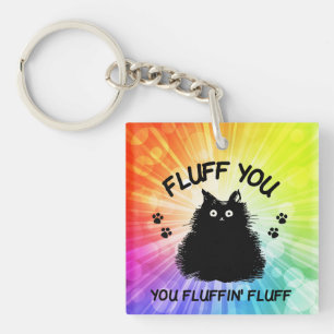 Porte-clés Fluffin Vous Fluffin Fluff Kitty Chat