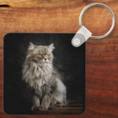 Porte-clés Fluffy Gris (Verso)