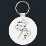 Porte-clés Flute<br><div class="desc">Music makers celebrate! Proudly announce to the world,  I Play the Flute!</div>