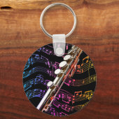 Porte-clés Flute is my Passion_ (Recto)
