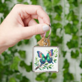 Porte-clés "Fluttering Serenity : Porte - clé papillon" (main)