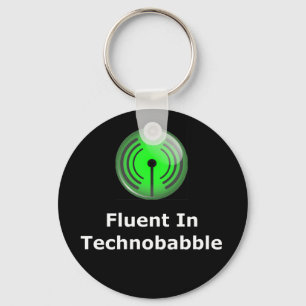 Porte-clés Flux Dans Technobabble