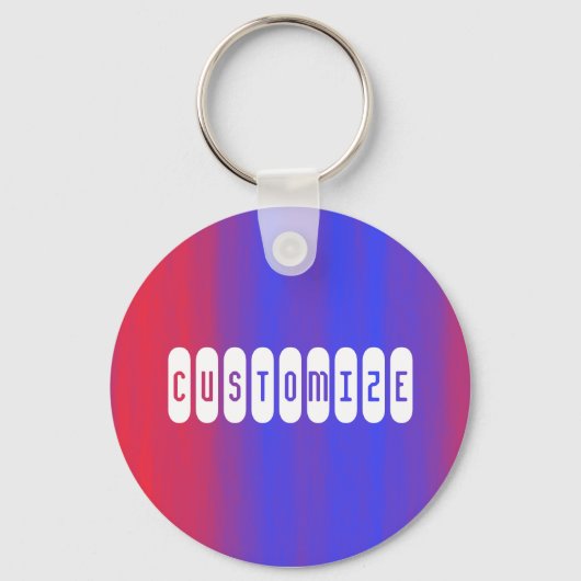 Porte-clés Flux de couleurs - Modèle (Recto)