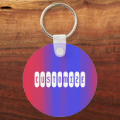 Porte-clés Flux de couleurs - Modèle (Recto)