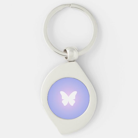 Porte-clés Flux papillon éthéré (Devant)
