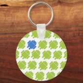 Porte-clés Flying Android Blue (Recto)