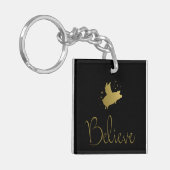 Porte-clés Flying Pig-Believe (Devant gauche)