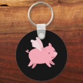 Porte-clés Flying Pig with Wings Fly Pig Lovers (Recto)