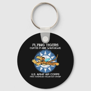 Porte-clés Flying Tigers Curtis P-40b Warhawk World War 2 Air