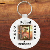 Porte-clés Focus !, DONT, DÉCHETS, A, SECONDE ! ! (Recto)