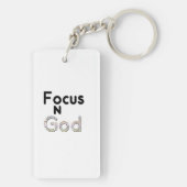 Porte-clés Focus sur Dieu (Dos)