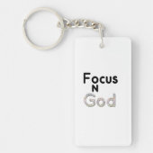 Porte-clés Focus sur Dieu (Devant)