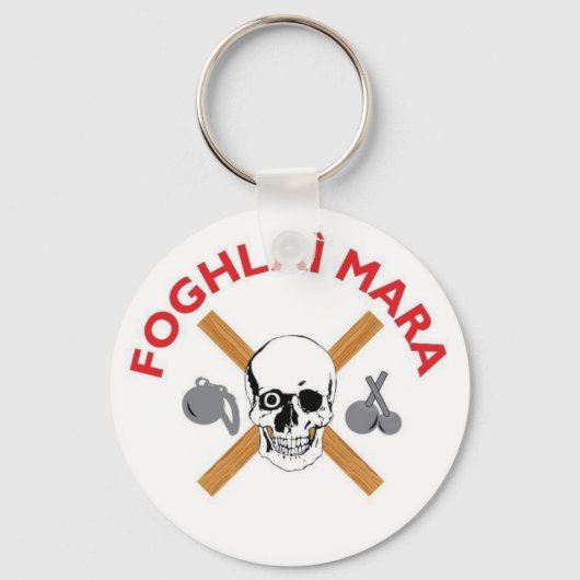 Porte-clés Foghlai Mara Porte - clé, blanc (Recto)