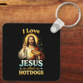 Porte-clés Foi, Amour et Hotdogs (Verso)
