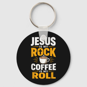 Porte-clés Foi chrétienne Jésus Café Matin Prière