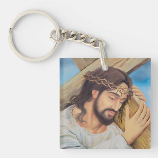 Porte-clés Foi chrétienne Jésus Christ (Devant)