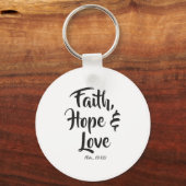 Porte-clés Foi, espérance et amour (Recto)