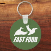 Porte-clés Foie d'eau de restauration rapide w (Recto)