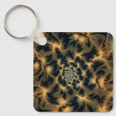 Porte-clés Foliage Brown fractal (Recto)