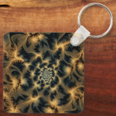 Porte-clés Foliage Brown fractal (Verso)