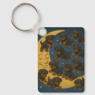 Porte-clés Folie de Rottweiler