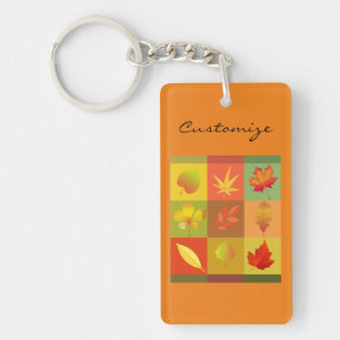 Porte-clés Folithe d'automne L'automne quitte Thunder_Cove