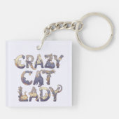 Porte-clés Folle de chats (Dos)