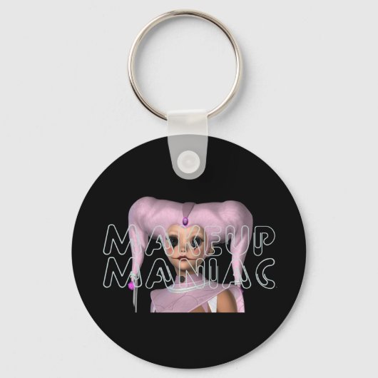 Porte-clés Folle de Maquillage TEE (Recto)