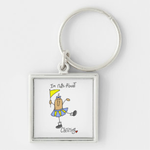 Porte-clés Folle de T-shirts et Cadeaux de Cheerleading