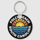 Porte-clés Folly Beach, Caroline du Sud (Recto)