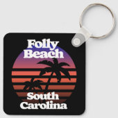 Porte-clés Folly Beach Caroline du Sud (Dos)