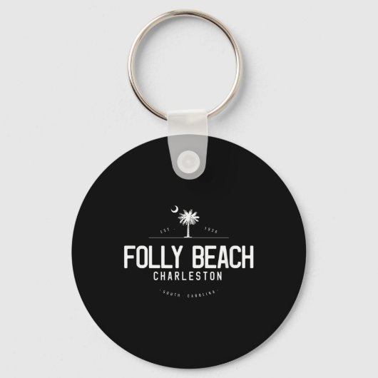 Porte-clés Folly Beach Caroline du Sud Surf  (Recto)