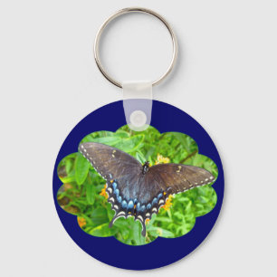 Porte-clés Foncé Phase Tigre Swallowtail Butterfly Anniversai